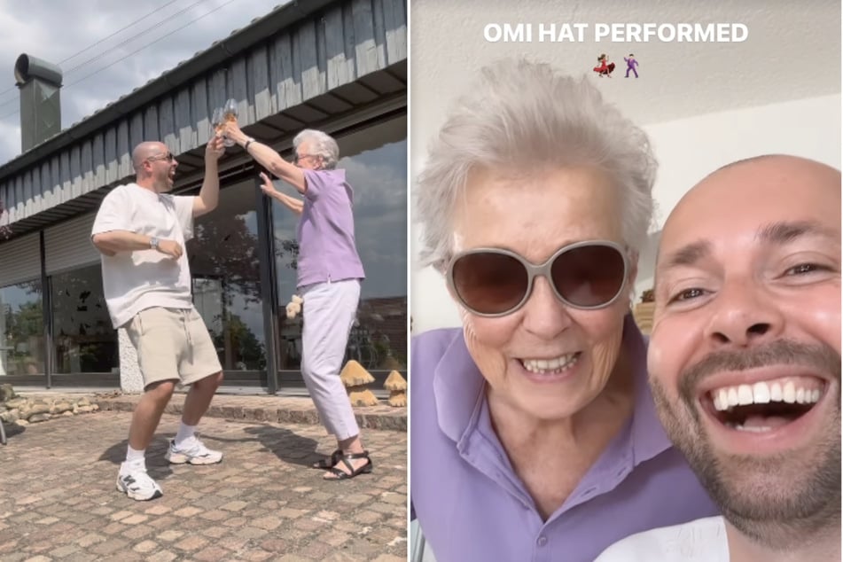 Gemeinsam mit seiner Oma (83) nahm der deutsche DJ David Puentez (37) ein neues Video auf. Am Mittwoch soll seiner Omi zu seiner Musik sogar in Stuttgart im Mica Club feiern.