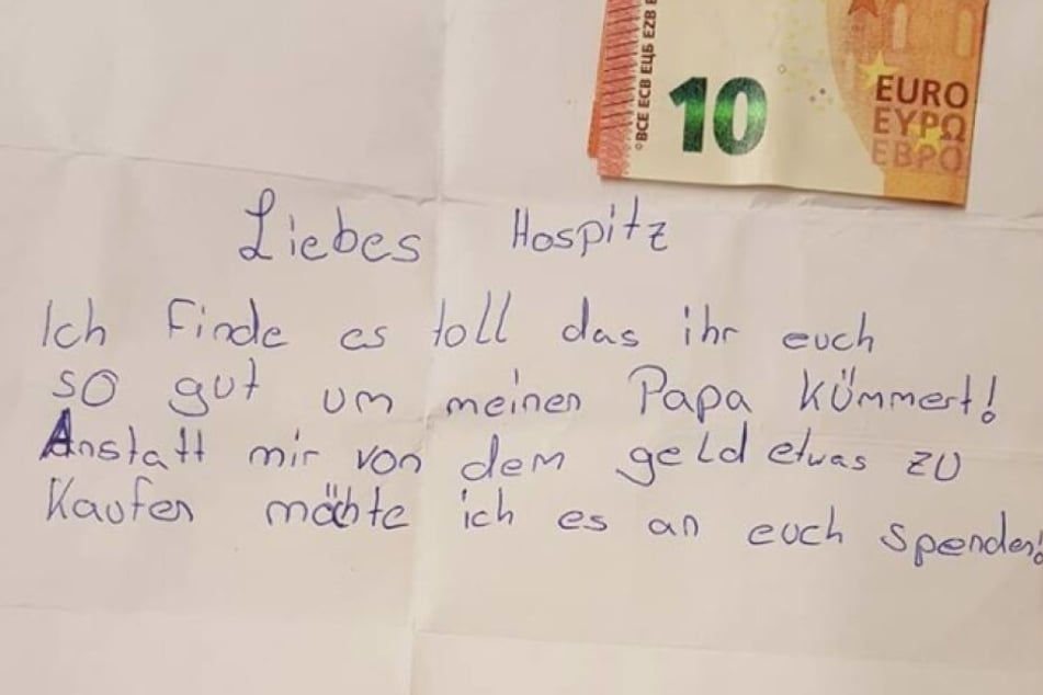 In einem rührenden Brief hat sich das Mädchen nun an die Mitarbeiter gewandt.
