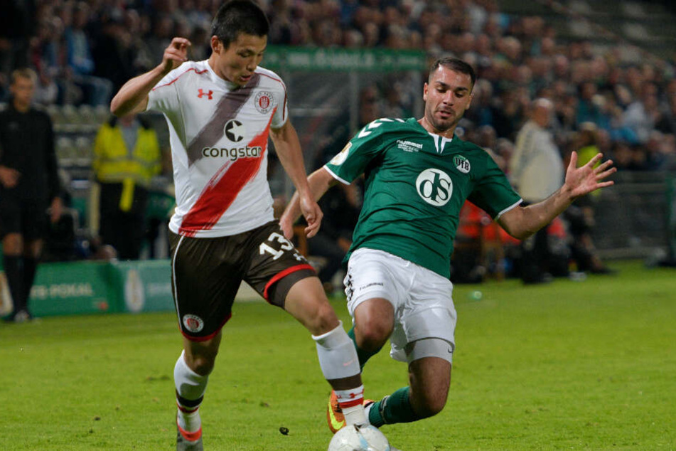 Vor drei Jahren setzte sich der FC St. Pauli mit Ryo Miyaichi gegen den VfB Lübeck mit 3:0 durch.