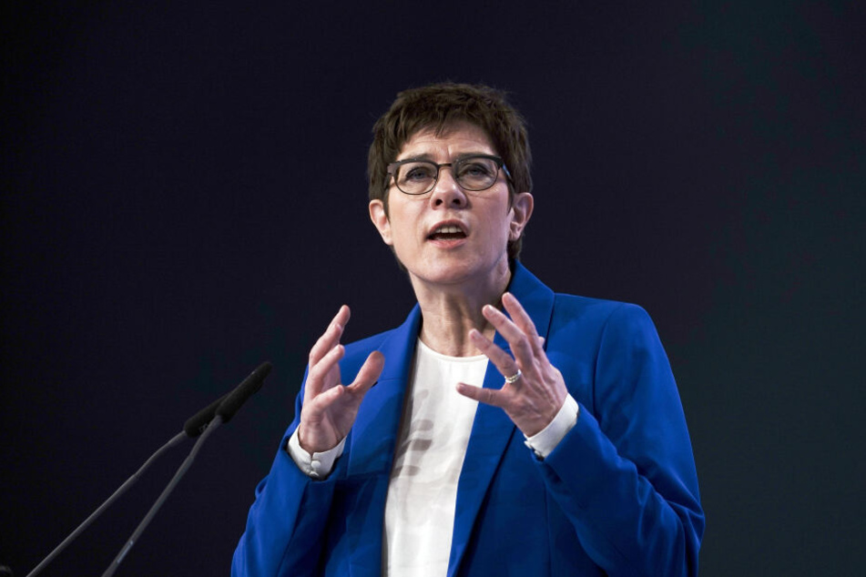 Annegret Kramp-Karrenbauer während des CDU-Parteitags in Leipzig.