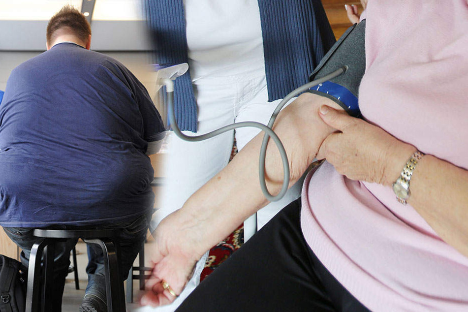 Fettleibigkeit wirkt sich negativ auf die Blutdruck-Werte aus.