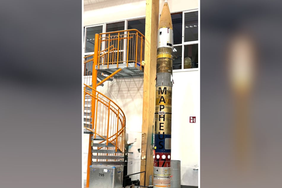Im Inneren der Rakete befanden sich mehr als 360 Kilogramm Nutzlast.