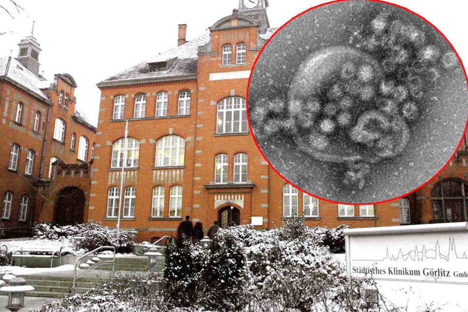 Am Städtischen Klinikum Görlitz gab es einen Aufnahmestopp.