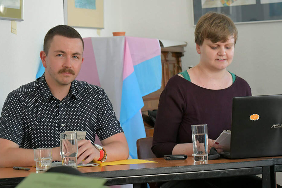 Martin Wunderlich und Vera Ohlendorf stellten die Studie gestern in Dresden vor. Es ist die erste Erhebung ihrer Art in Sachsen.