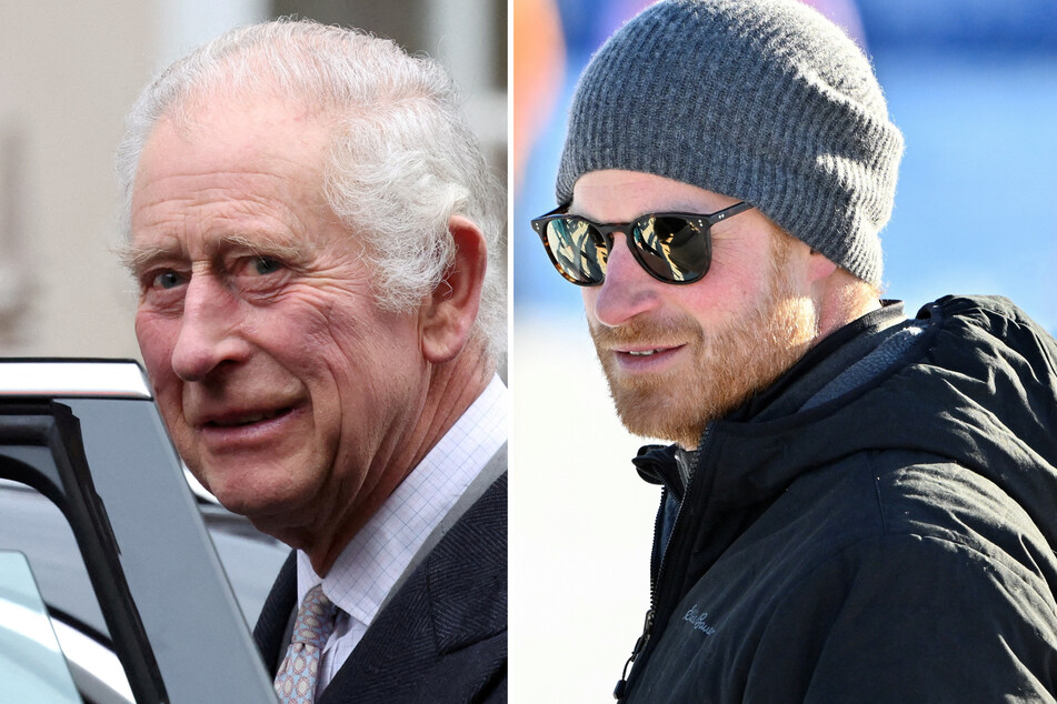 Prince Harry (r.) is reportedly willing to resume royal duties – but only if his father asks him to do so.