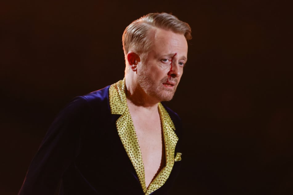 Dem sonst so gut gelaunten Publikumsliebling ist das Lachen für einen kurzen Moment vergangen.