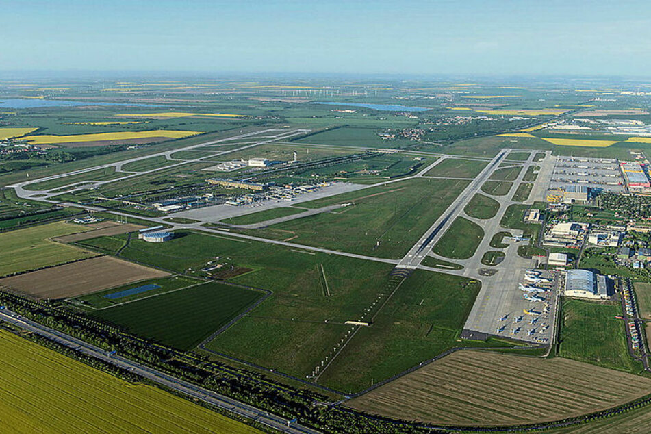 Soll für 500 Millionen Euro ausgebaut werden - vor allem für Frachtzwecke: das Gelände des Flughafens Leipzig/Halle.