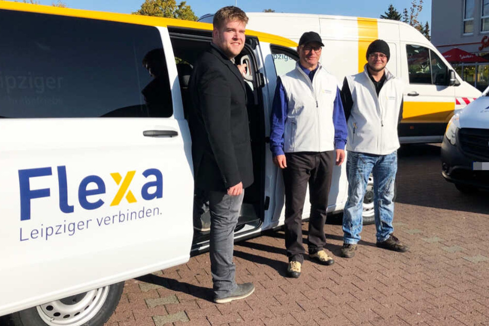 Mit den Kleinbussen gehts zu insgesamt 108 "Flexa"-Haltestellen im Leipziger Norden.