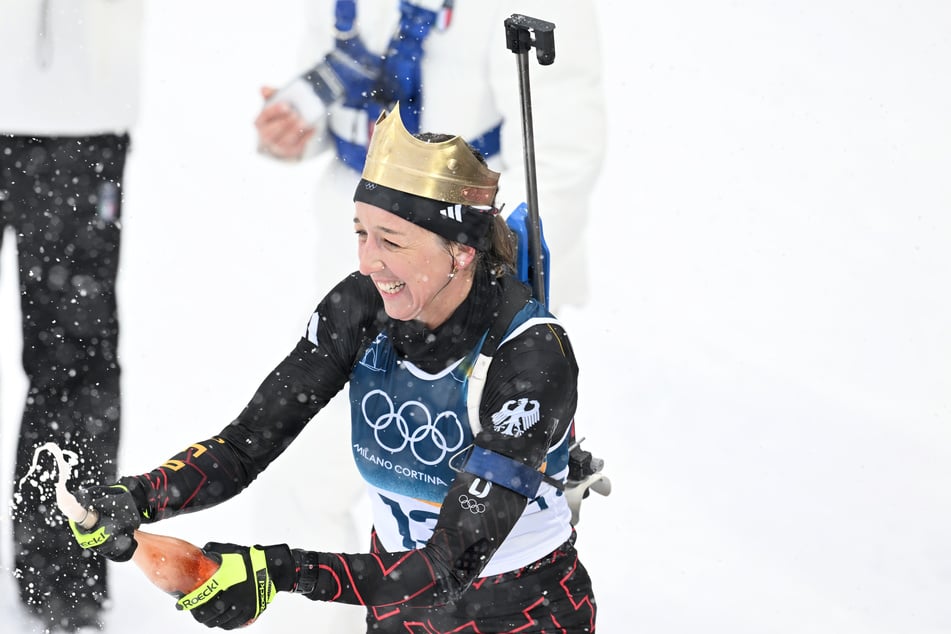 Franziska Preuß (31) könnte über ihr Karriereende kaum glücklicher sein.