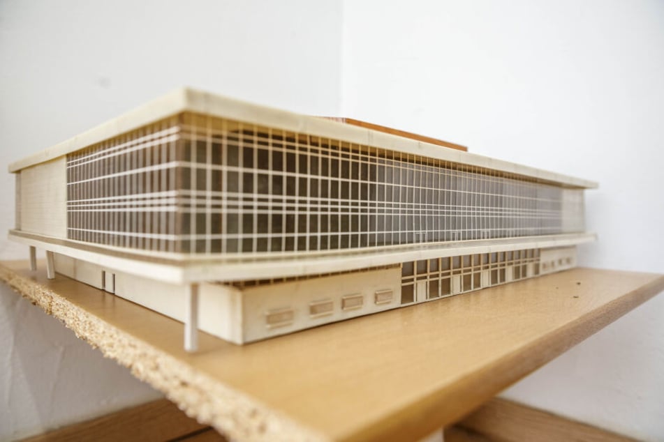 Mit diesem Architekturmodell warb einst Kulti-Erschaffer Wolfgang Hänsch (1929-2013) für sein Bauwerk.