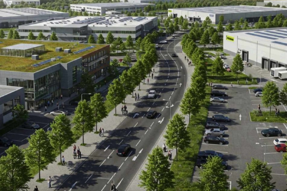 So könnte der Innovationscampus aussehen, wenn er tatsächlich kommt. (Visualisierung)