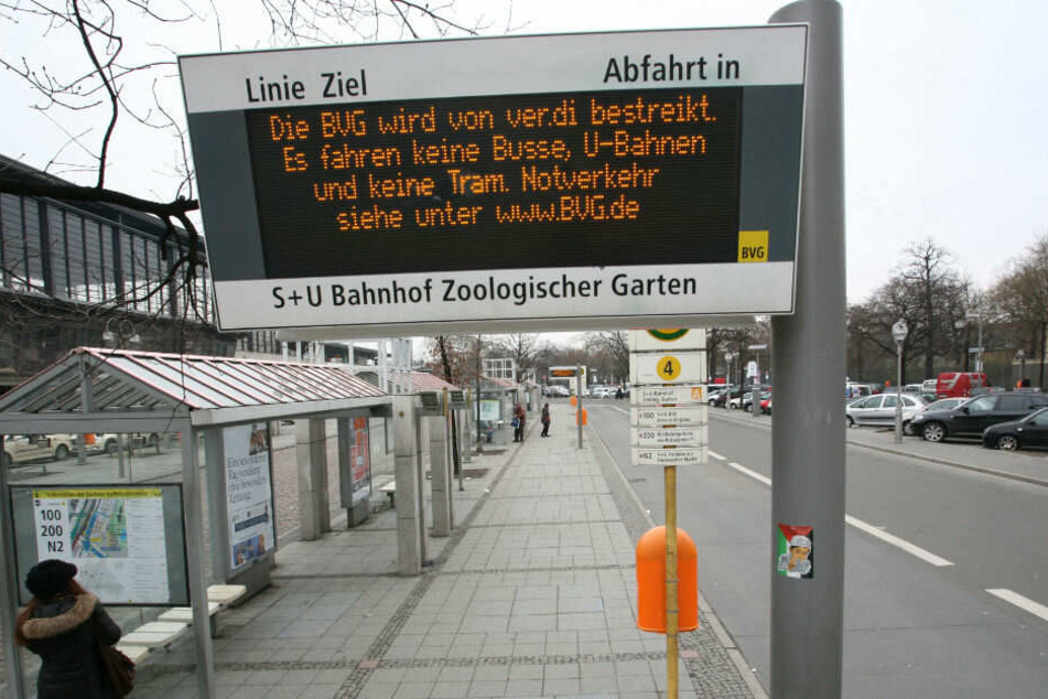 Verdi hat für Freitag zu einem Warnstreik aufgerufen.