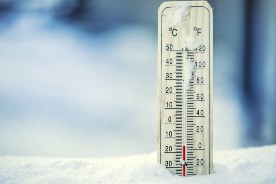 Das Thermometer zeigte in Marienberg am Dienstagmorgen -15,6 Grad an. (Symbolbild)