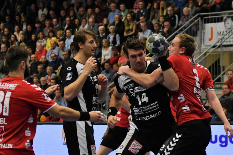 Für Gabriel de Santis und seine Mitspieler war in Hamm selten ein Durchkommen.