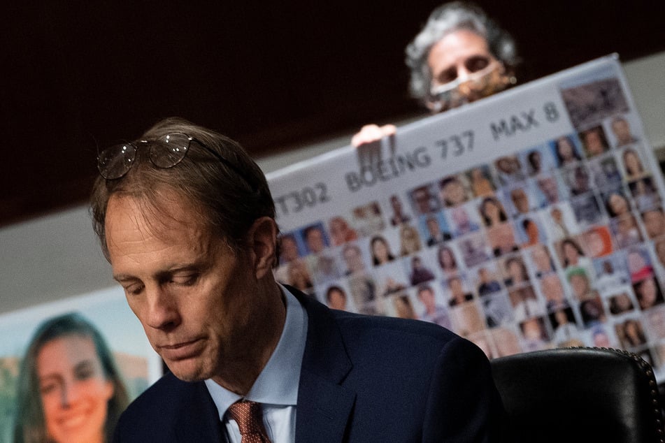 Michael Stumo, father of Samya Stumo, pauses while testifying during a hearing of the Senate Commerce, Science, and Transportation Committee in Washington DC on June 17, 2020.