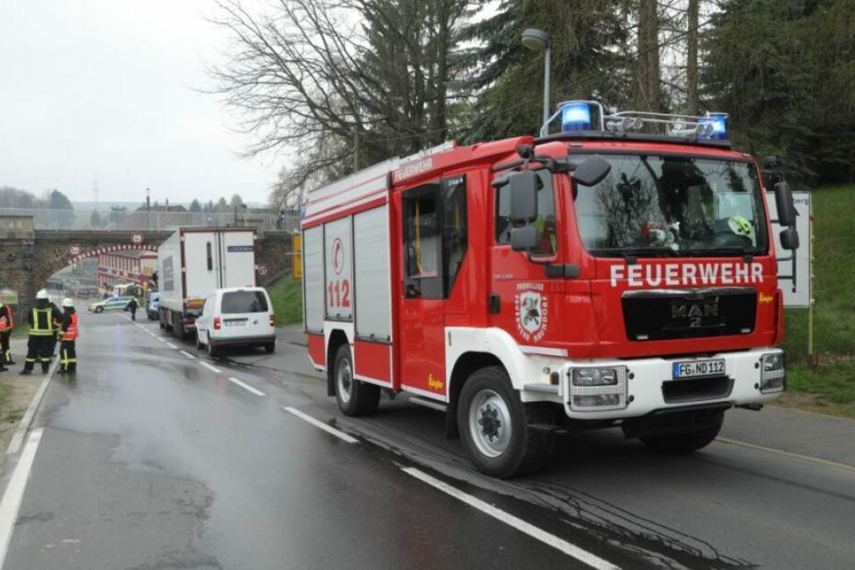 Am Montagmorgen kam es auf der Bundesstraße 173 bei Freiberg zu einem Auffahrunfall.