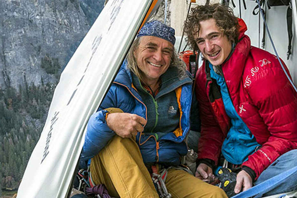 Ausnahmekletterer Adam Ondra (re.) mit Starfotograf Heinz Zak (li.). Den Vortrag der Beiden solltet Ihr nicht verpassen.