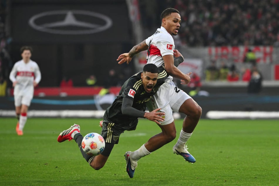 Die erste Halbzeit ist von Zweikämpfen geprägt gewesen.