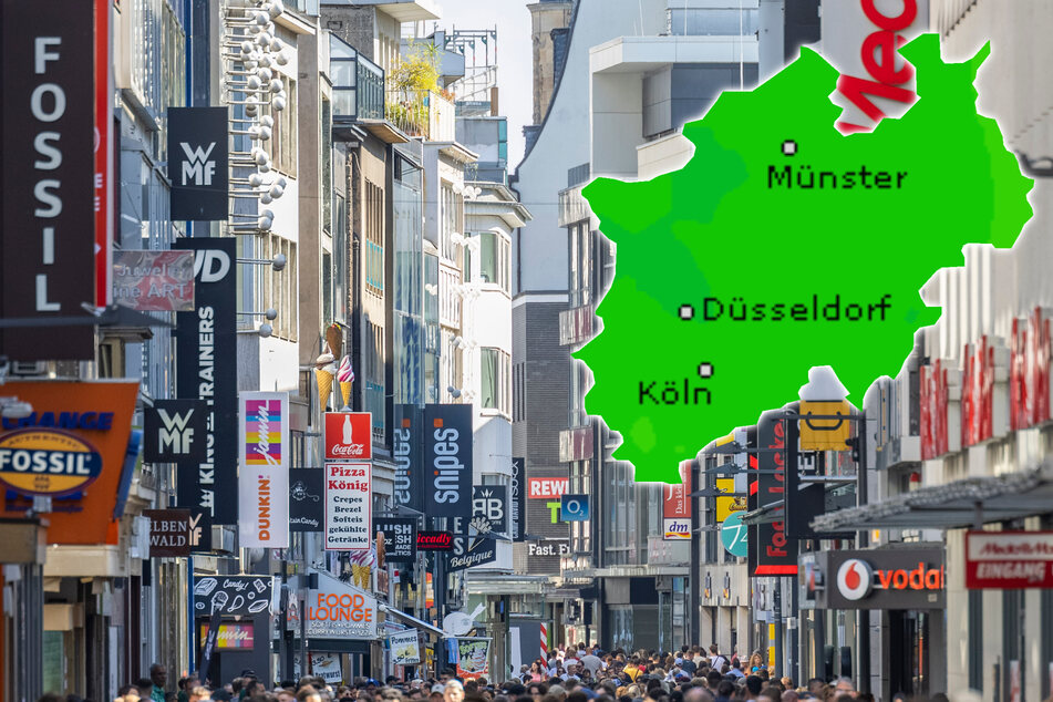 Am Wochenende können die Kölner voraussichtlich die Hohe Straße in der Innenstadt bei heiterem Wetter besuchen.