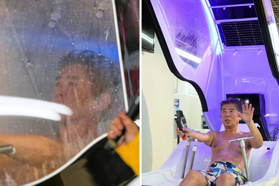 En el Japón de alta tecnología ya se puede comprar una lavadora para personas, al precio de un coche deportivo.