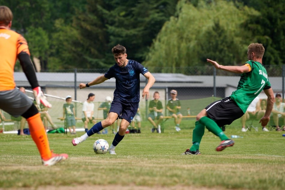 Tobias Stockinger brachte den CFC am Sonntag in Adelsberg in der 13. Minute in Führung.