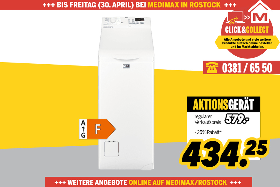 Lavamat L6TB40460 von AEG für 434,25 Euro