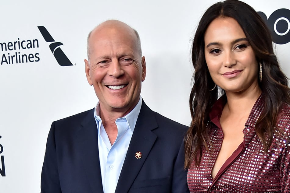 Emma Heming (r.) shared that Bruce Willis is healthy "overall," but his brain is "failing" amid his frontotemporal dementia diagnosis.