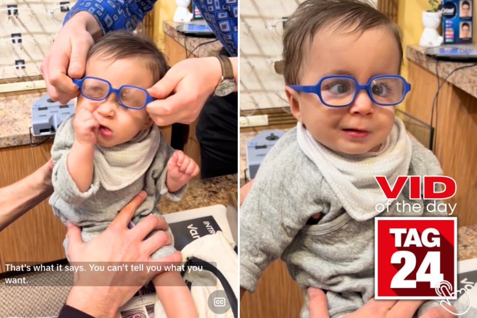 Today's Viral Video of the Day features a little boy named Liam who got fitted for glasses for the first time!