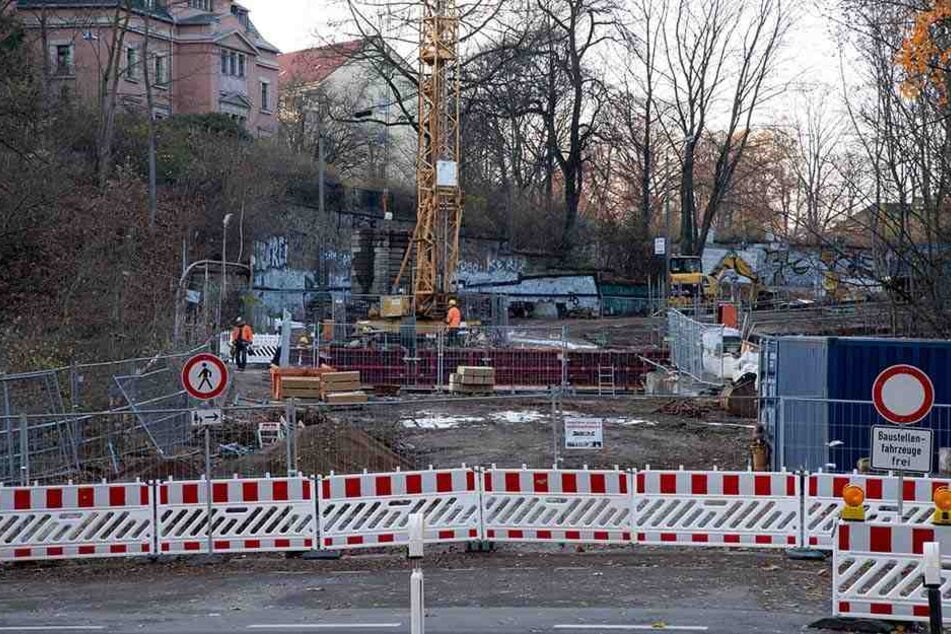 Die Bauarbeiten gehen flott voran. Lediglich das Fällen von Bäumen sorgte für Ärger.
