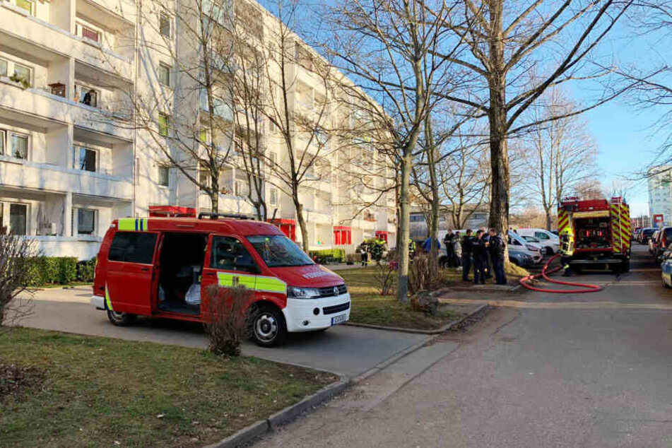 Die Feuerwehr wurde in Chemnitz zur Straße Usti nad Labem alarmiert.