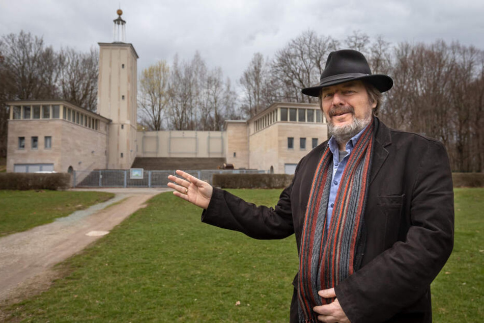 Rolf Esche (65) feiert den 10. Geburtstag der "neuen" Küchwaldbühne.