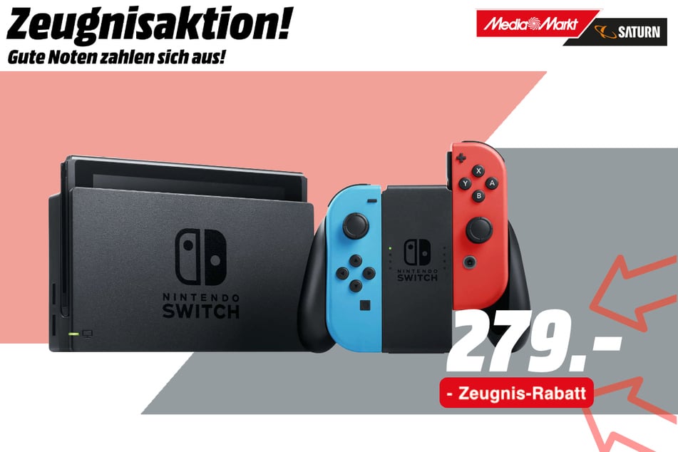 Nintendo Switch für 279 Euro.