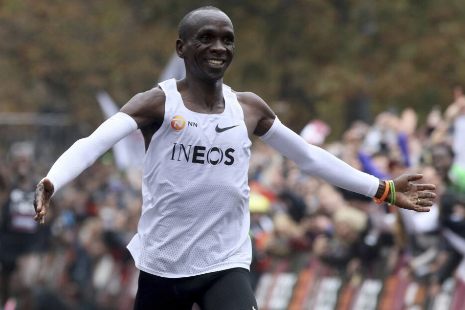 Der Kenianer Eliud Kipchoge lief die Marathon-Distanz in Wien in unter zwei Stunden.