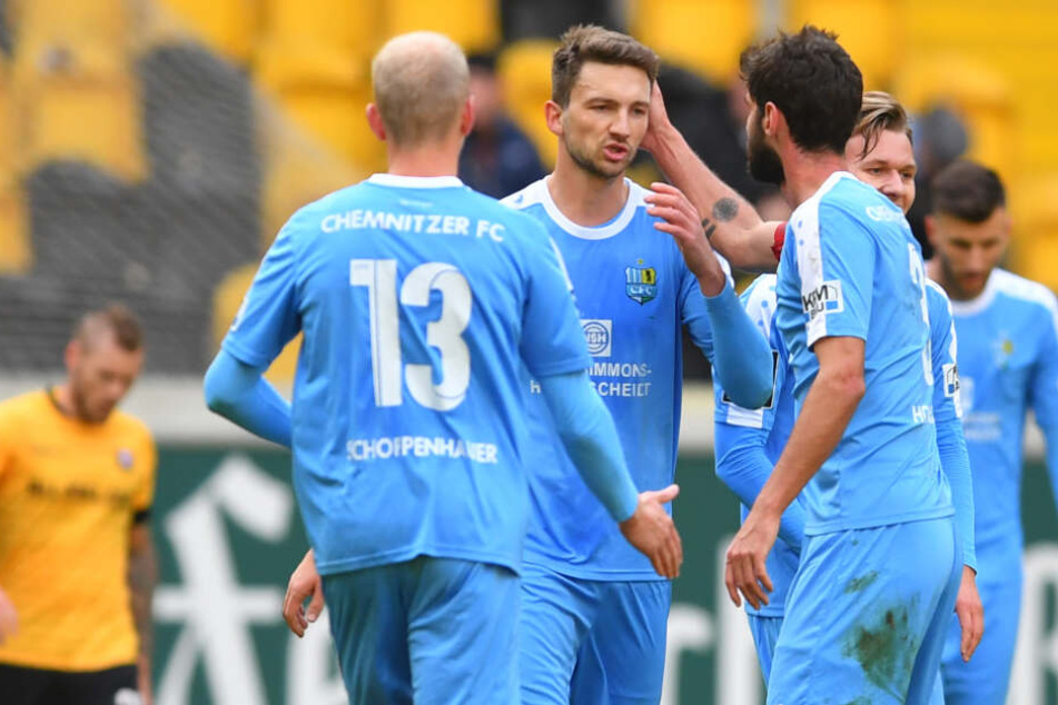 Matti Langer markierte das 1:0 für die Himmelblauen.