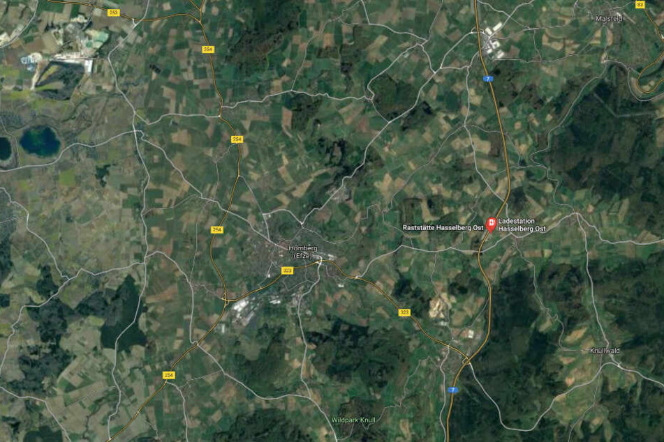 Die Tat ereignete sich am Rasthof Hasselberg-Ost bei Homberg (Efze).