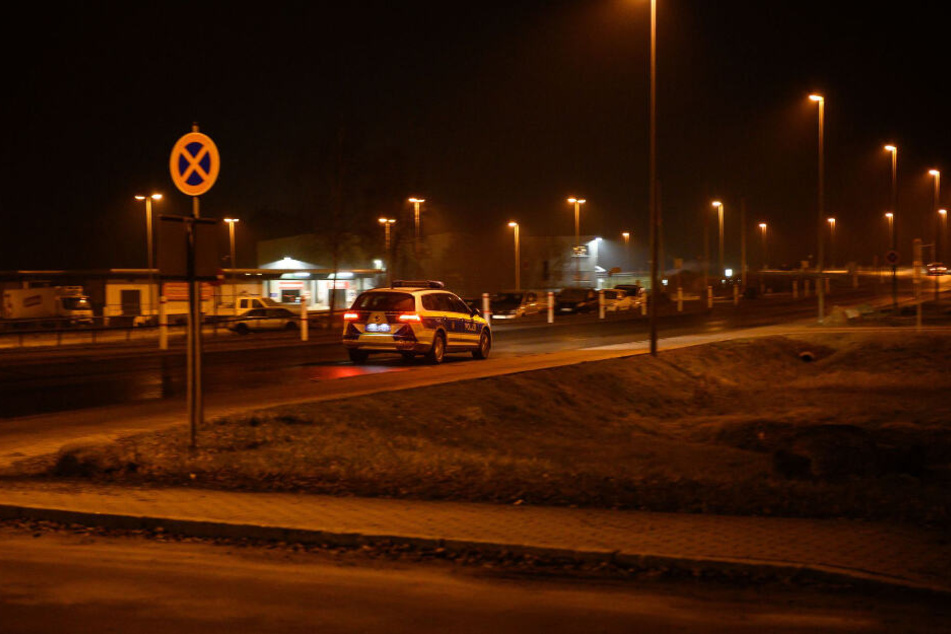 Die Polizei war in Leppersdorf präsent.
