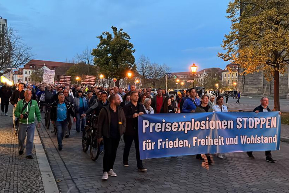 Immer weniger Demonstranten bei Montagsdemo in Magdeburg