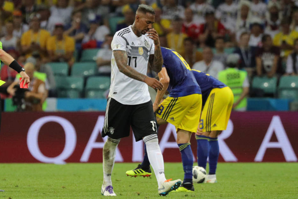 Jerome Boateng musste gegen Schweden mit Gelb-Rot vom Platz.