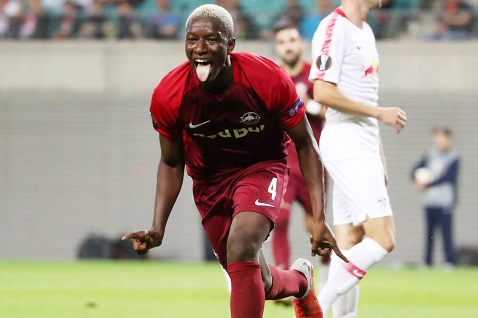 Traf in der 22. Minute zum 2:0 für Salzburg: Amadou Haidara, dessen Wechsel im Winter nach Leipzig bevorstehen soll.