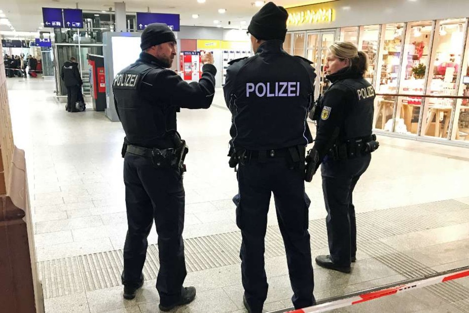 Das Gebiet um den Fundort wurde weiträumig abgesperrt von der Polizei.