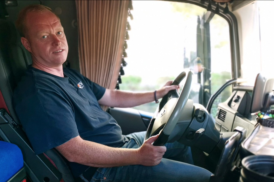 Lkw-Fahrer Norman Engel kennt den täglichen Stress der Einhaltung der Lenk- und Pausenzeiten bestens.