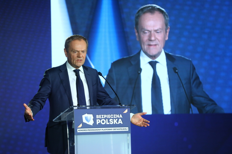 Donald Tusk (66) ist Vorsitzender der polnischen Partei "Bürgerplattform".