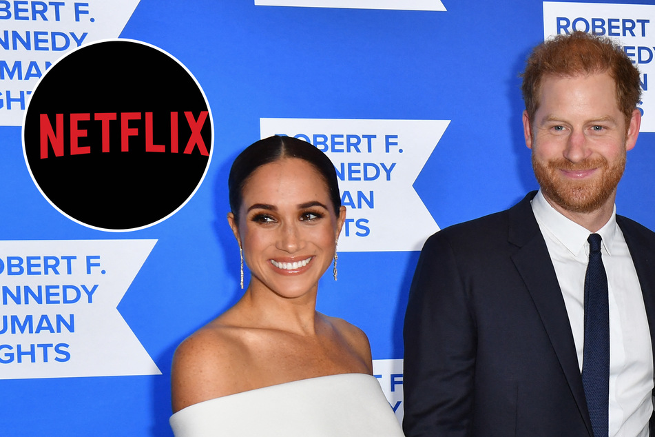 Prince Harry and Meghan Markle are reported to be eyeing a Netflix feature film, but their representative has denied the rumor.