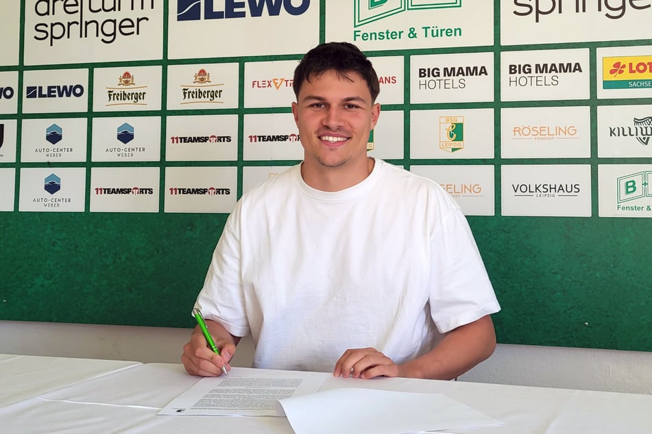 Lorenz Hollenbach (21) wurde unter anderem bei Dynamo Dresden ausgebildet, spielte zuletzt für den Greifswalder FC und schließt sich nun den Chemikern an.