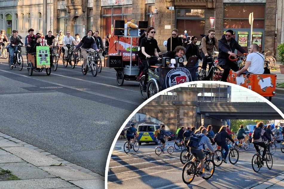Keine Laster, keine Tanzparade: Warum jetzt "Toleride" durch Dresden radelte