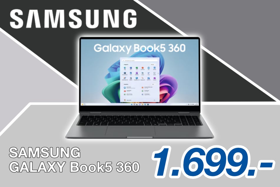 Das Samsung Galaxy Book5 360 für 1.699 Euro.