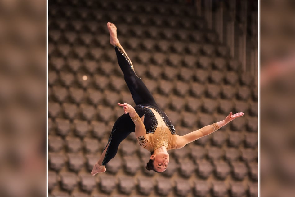 Erstmals seit Olympia 2024 schwebte Pauline Schäfer (29) beim Weltcup in Kroatien wieder über den Balken.