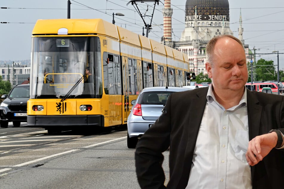 Dresden: Verkehrsregelung auf der Marienbrücke: OB Hilbert hält an zwei Spuren fest