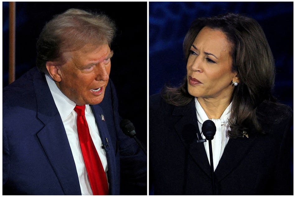 Republican presidential nominee Donald Trump (l.) and Democratic nominee Kamala Harris are holding duel campaign rallies in Milwaukee, Wisconsin, on Friday.