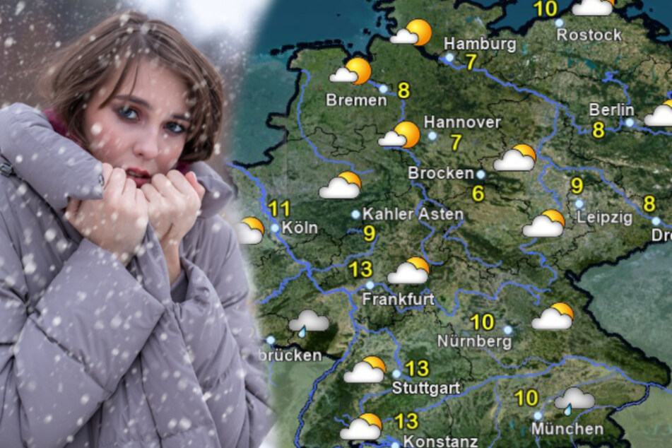 Erst wird's schön warm, dann rollt Kaltluftfront auf Deutschland zu